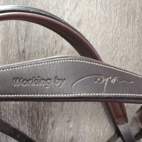 "Classic" Rsd Padded Monocrown Bridle, Flash *gc/fair, missing keeper, NO Cheeks, Missing Noseband Side, clean, scrapes

