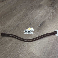 Flat Leather Bling Browband *xc, mnr dirt, older?
