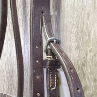 Flat Leather Crownpiece *vgc, broken keeper, clean, mnr film
