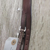 Flat Leather Crownpiece *vgc, broken keeper, clean, mnr film
