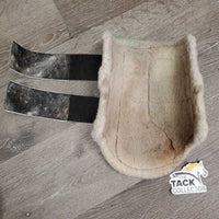 1 Only (Left) Closed Front Boot, Wool Lined, velcro *gc, v.hairy velcro, clean & dirty, hair, edge rubs, clumpy