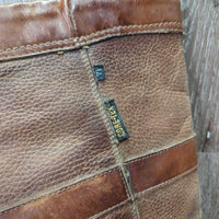 Pr "Kildare" Short Country Boots *gc, older, clean, stained, creased, cuts, rubs, dry/stiff, threads
