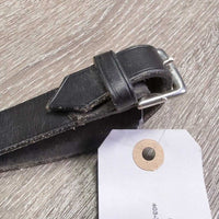 Wide Plain Reins, Stoppers, 2 Conway Buckles *vgc, clean, mnr scratches, edge rubs & scrapes, older?
