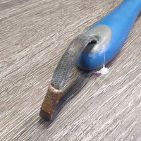 Hvy Plastic Sweat Scraper, string *gc/fair, clean, v.scratched & scraped, chewed?split edge
