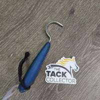 Thick Plastic Hoof Pick, string *vgc, clean, mnr stains & rubs
