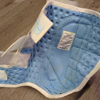 Pr Closed Boots, velcro *gc, clean, hairy, stains, rubs, snags, frays, mnr dingy
