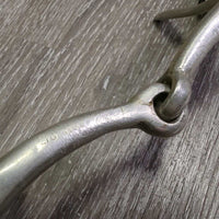Half Cheek Snaffle Bit *vgc, clean, older, mnr stains, scuffs, chews & scratches
