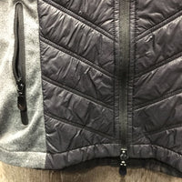 Stretchy Quilt Vest, Zipper *vgc, puckers, shrunk?
