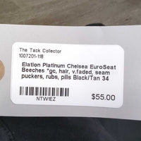 EuroSeat Beeches *gc, hair, v.faded, seam puckers, rubs, pills
