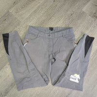 Euroseat Breeches, bling *gc/fair, faded, v.puckered, v.stretched, v.rubbed & pillly, snags, older?
