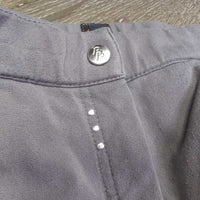 Euroseat Breeches, bling *gc/fair, faded, v.puckered, v.stretched, v.rubbed & pillly, snags, older?
