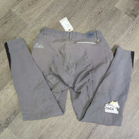 Euroseat Breeches, bling *gc/fair, faded, v.puckered, v.stretched, v.rubbed & pillly, snags, older?
