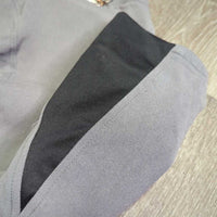 Euroseat Breeches, bling *gc/fair, faded, v.puckered, v.stretched, v.rubbed & pillly, snags, older?
