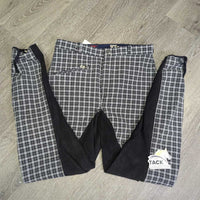Full Seat Beeches *gc/fair, older, undone seam/holes, hairy velcro, rubs, pills
