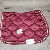 Satin Jumper Pad, 2x piping *gc, hair, snags, mnr dirt, rubs, pills, faded, threads
