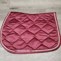 Satin Jumper Pad, 2x piping *gc, hair, snags, mnr dirt, rubs, pills, faded, threads
