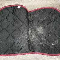 Satin Jumper Pad, 2x piping *gc, hair, snags, mnr dirt, rubs, pills, faded, threads
