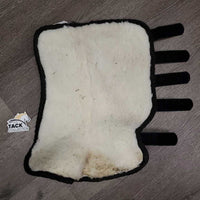 Pr Front Shipping Boots, Fleece Lined *vgc, mnr dirty/pooey, hairy velcro
