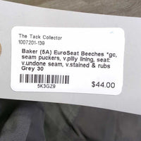 EuroSeat Beeches *gc, seam puckers, v.pilly lining, seat: v.undone seam, v.stained & rubs
