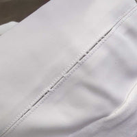 Euroseat Breeches *gc/fair, v.pulled/holey seams, v.dry & cracking stickies, stains, dingy, v.discolored seat & legs
