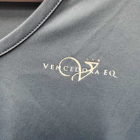LS V Neck Shirt *vgc, mnr snags, peeling & cracking logos, rubs & pills