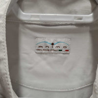 SS Polo Show Shirt, 1/4 Zip Up *gc, rubs, pills, crinkled collar, dingy, edge puckers