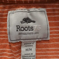 SS Polo Shirt, 1/4 Button Up "RMSJ" *gc, curled collar, faded
