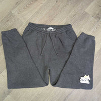 Hvy Sweat Pants, Drawstring Waist "Tbird Show Park" *gc, v.pilly lining, faded, mnr stain, rubs & pills
