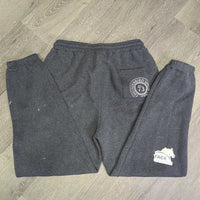 Hvy Sweat Pants, Drawstring Waist "Tbird Show Park" *gc, v.pilly lining, faded, mnr stain, rubs & pills
