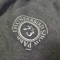 Hvy Sweat Pants, Drawstring Waist "Tbird Show Park" *gc, v.pilly lining, faded, mnr stain, rubs & pills
