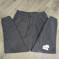 Hvy Sweat Pants, Drawstring Waist "Tbird Show Park" *gc, v.pilly lining
