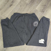 Hvy Sweat Pants, Drawstring Waist "Tbird Show Park" *gc, v.pilly lining
