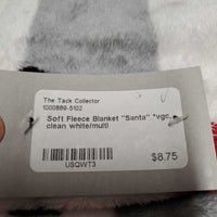 Soft Fleece Blanket "Santa" *vgc, clean
