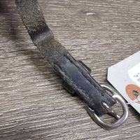 1 ONLY Leather Spur Strap *gc/fair, dry, dirt, dents, bent, stiff, rubs
