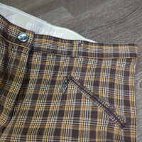 Full Seat Breeches *gc, older, v.stretched, v.puckered, undone seam stitching
