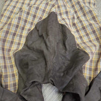 Full Seat Breeches *gc, older, v.stretched, v.puckered, undone seam stitching
