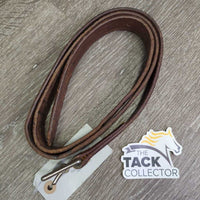 1 Only Soft Thick Wide Stirrup Leather *vgc, clean, scrapes, mnr dents, stains & scratches, older
