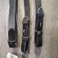 Rsd Bridle, Buckles, Braided Reins *gc/fair, older, stiff, clean, residue, scrapes, rusty, dry, faded
