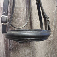 Rsd Bridle, Buckles, Braided Reins *gc/fair, older, stiff, clean, residue, scrapes, rusty, dry, faded

