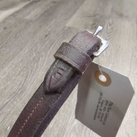Cotton Web Reins, Finger Stoppers, Buckles *gc, mnr rubs, frays, threads, dirt, scrapes & faded edges
