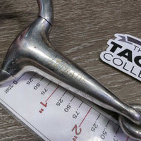 Thick Hollow Mouth Eggbutt Snaffle Bit *gc, clean, stains, residue, scratches
