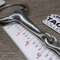 Thick Hollow Mouth Eggbutt Snaffle Bit *gc, clean, stains, residue, scratches
