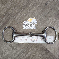 Hollow Mouth Med Eggbutt Snaffle Bit *vgc/fair, clean, scratches, sharp slice
