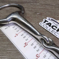 Hollow Mouth Med Eggbutt Snaffle Bit *vgc/fair, clean, scratches, sharp slice
