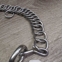 Low Port Hvy Weymouth Bit, chain *vgc, clean, closed hooks, scratches
