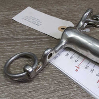Low Port Hvy Weymouth Bit, chain *vgc, clean, closed hooks, scratches
