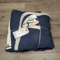 Med Stable Blanket, felt lined *gc, 0 leg, older, mnr dirt/stains, hair, pills, threads
