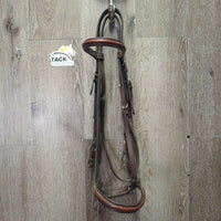 Rsd Bridle *gc/fair, v.stiff, dirty, v.tight keepers, older, rubs, faded, scrapes
