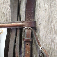 Rsd Bridle *gc/fair, v.stiff, dirty, v.tight keepers, older, rubs, faded, scrapes
