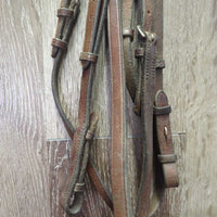 Rsd Bridle *gc/fair, v.stiff, dirty, v.tight keepers, older, rubs, faded, scrapes
